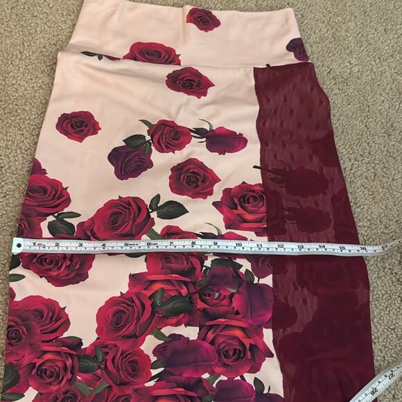 Argentine Tango Rose Dance Skirt Size Small - Picture 9 of 9